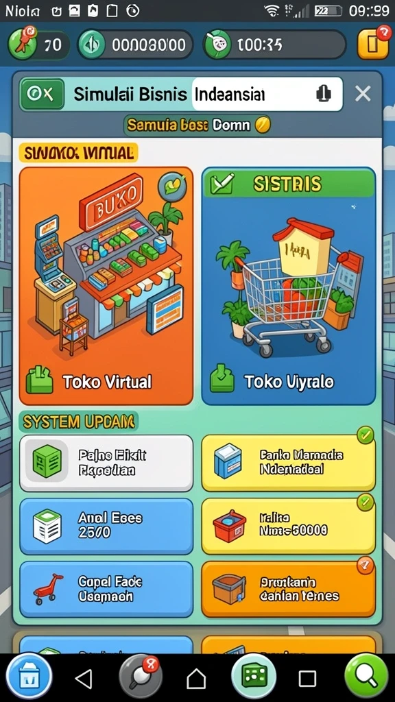73k - Tampilan antarmuka aplikasi yang menarik dan modern.