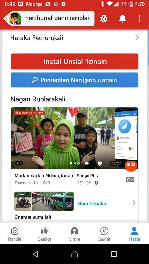 galaxy77 - Tangkapan layar dari misi petualangan yang seru.