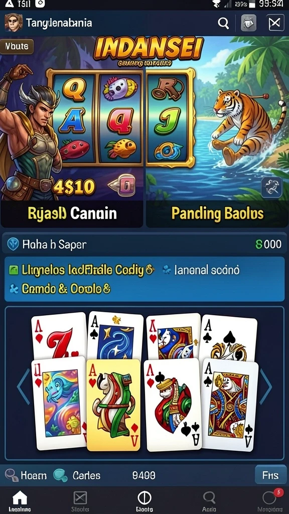 gowin - Banyak pilihan permainan menarik untuk dimainkan.