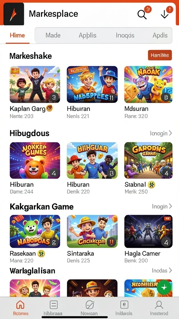 mapna777 - Screenshot aplikasi menunjukkan antarmuka pengguna yang menarik.