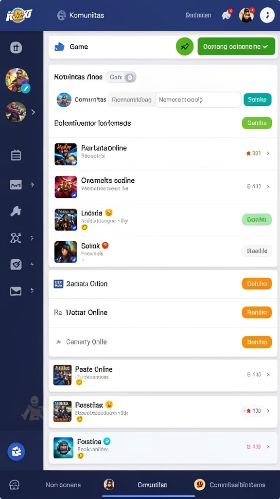 playwin - Antarmuka aplikasi yang menarik dan mudah dipahami.